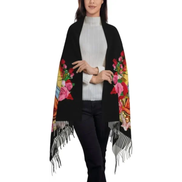 Chales y Mantones para Mujeres – Regalos de la Virgen de Guadalupe, Bufanda Manta Suave y Cálida para Vestidos de Noche - Image 2