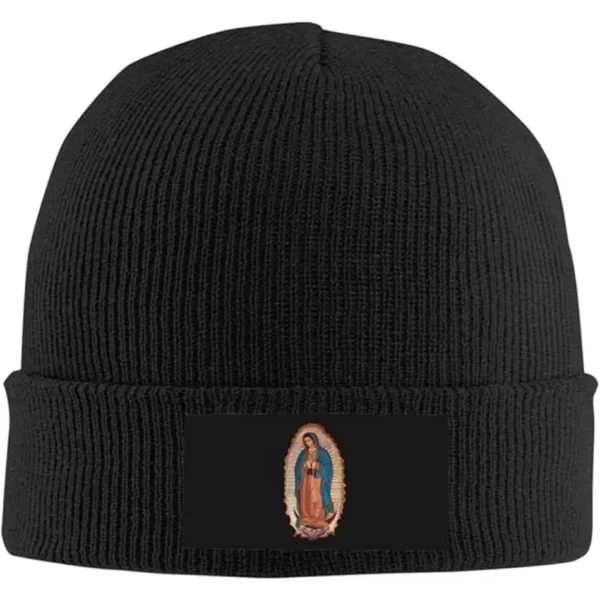 Gorro de Invierno de la Virgen de Guadalupe - Beanie Unisex (100% Acrílico) - Image 2