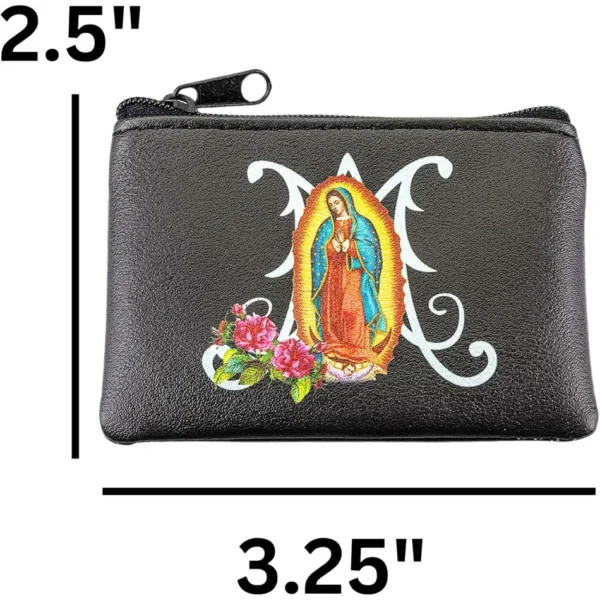 Estuche para Rosario Virgen de Guadalupe - Protección y Estilo para Tus Objetos Sagrados - Image 3
