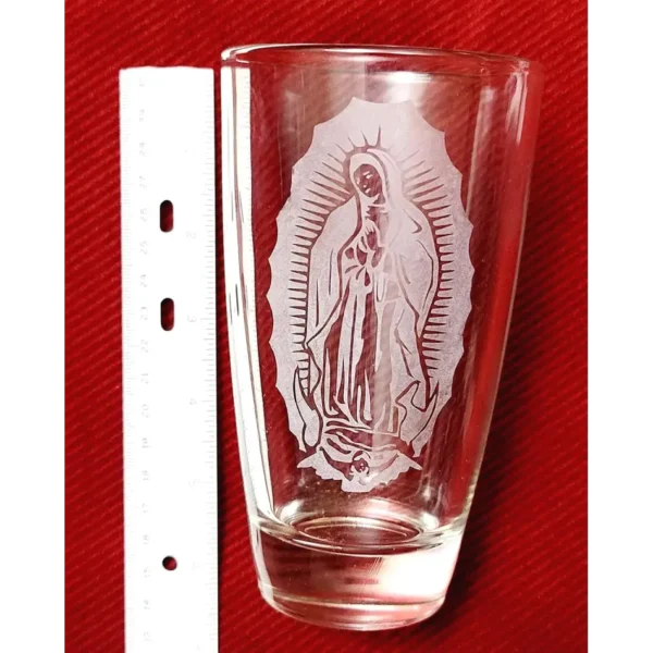 Vaso Grabado Virgen de Guadalupe - Personalizable con Nombre - Image 3