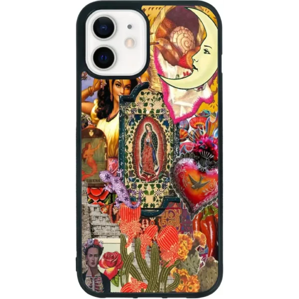 La Virgen De Guadalupe Phone Case Shockproof Protective Virgin Mary Phone Case for iPhone 12/12 Pro Virgencita De Guadalupe Case