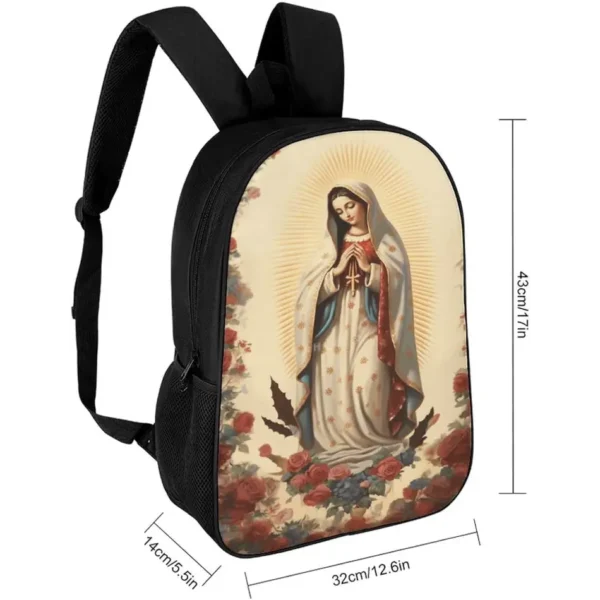 Mochila Virgen de Guadalupe - Unisex con Soporte para Laptop (17") - Image 2