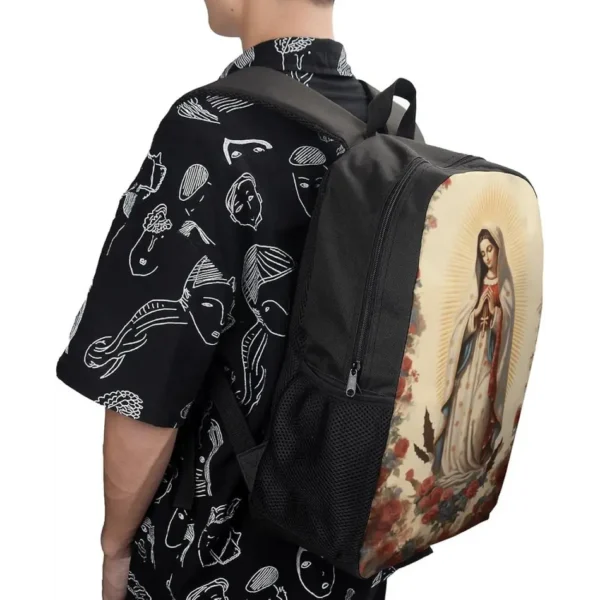 Mochila Virgen de Guadalupe - Unisex con Soporte para Laptop (17") - Image 4