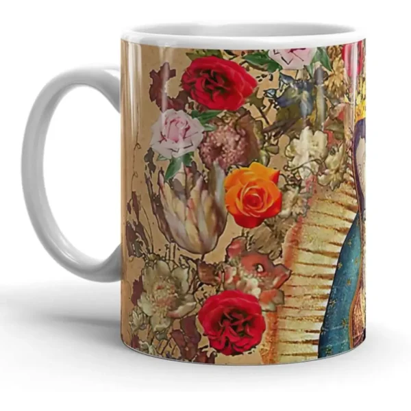 Taza de Cerámica Virgen de Guadalupe - Blanca (11oz/15oz) - Image 2