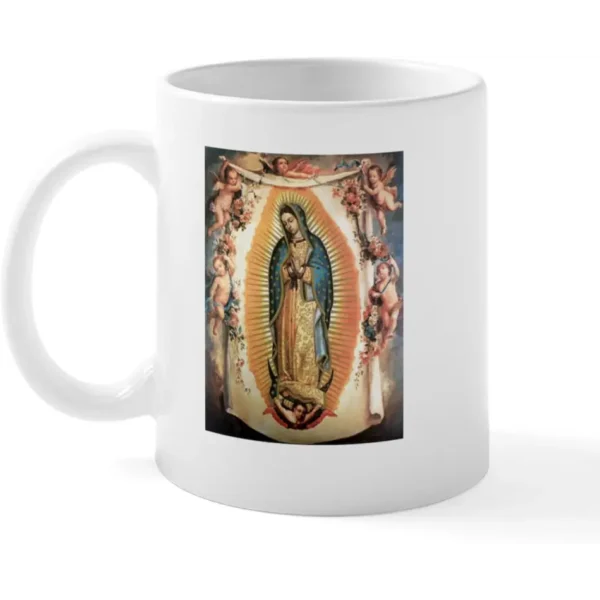 CafePress Our Lady Guadalupe With Angel Mug 11 oz (325 ml) Ceramic Coffee Mug