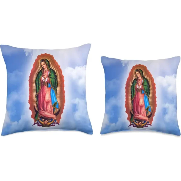 Cojín Decorativo Virgen de Guadalupe - 16x16 Pulgadas - Image 3