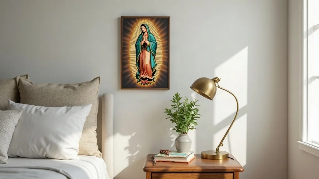 Our Lady of Guadalupe Art & Canvas Prints: Sacred Wall Decor, Framing & Symbolism Guide - Altar Setting