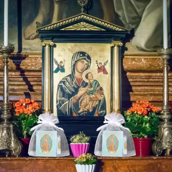 Juego de 36 Veladoras Miniaturas Virgen de Guadalupe - Regalo Espiritual - Image 4