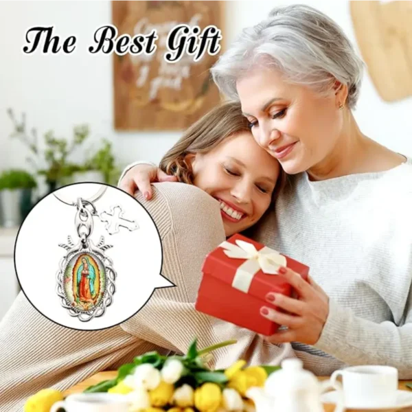12 Pcs Our Lady of Guadalupe Keychain Baptism Favors for Guests, Llaveros Virgen de Guadalupe for Quinceanera, First Communion Favors, Primera Communion Recuerdos de Bautizo para Nia Nio