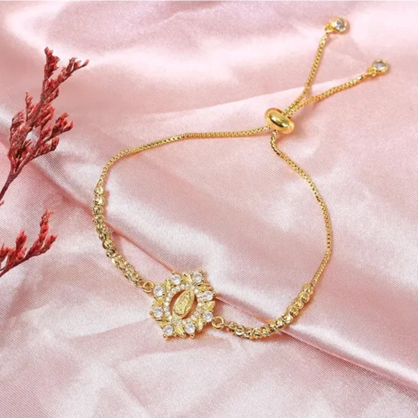 Pulsera Virgen de Guadalupe - Joyería Devocional en Baño de Oro - Image 3
