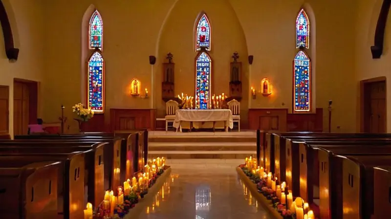 Iglesia vibrante llena de fe y comunidad