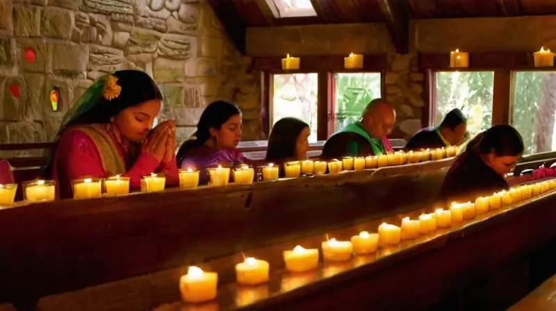 Iglesia vibrante llena de fe y comunidad