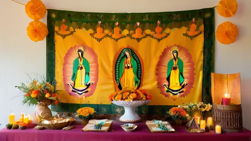 Sala vibrante de cultura y devoción