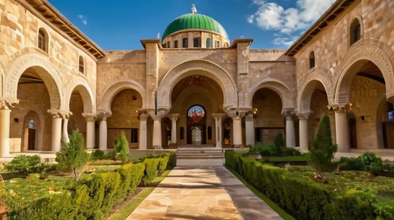 Basilica majestuosa con arte y serenidad