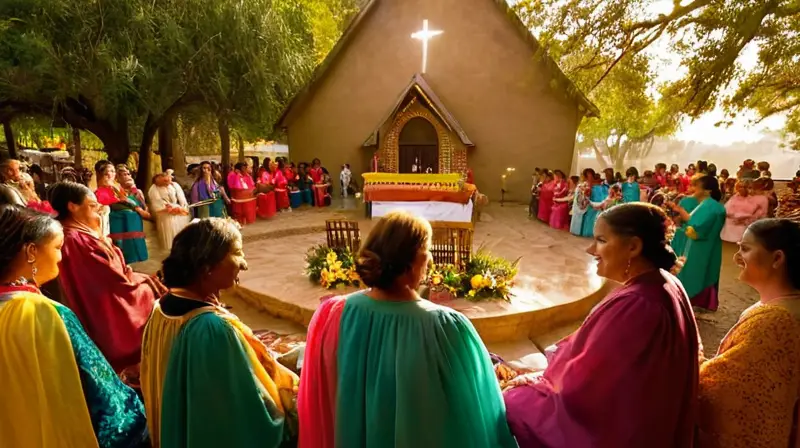 Celebración vibrante llena de alegría y color