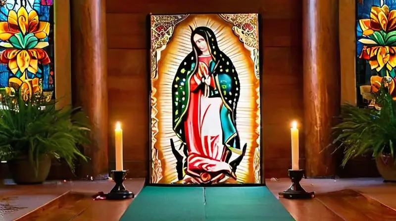 Devoción y tranquilidad iluminan la imagen sagrada