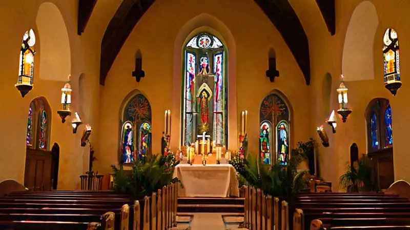Iglesia vibrante fusiona tradición y tecnología