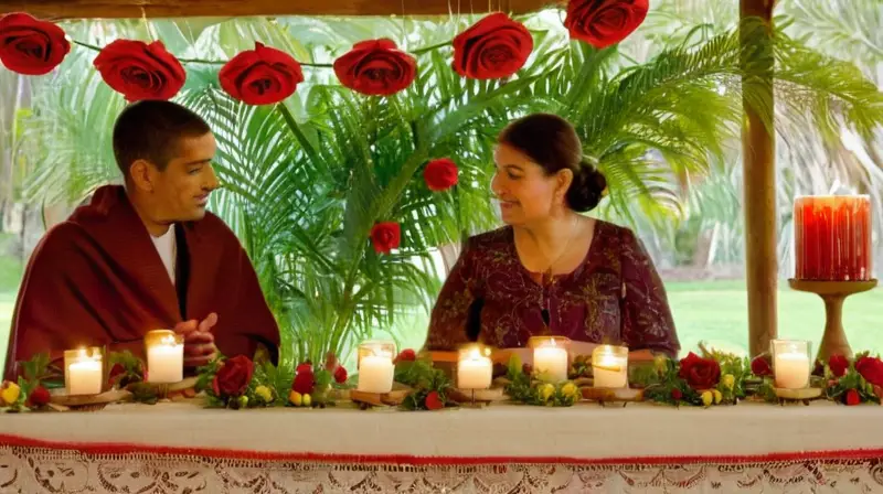 Celebración familiar con tradición y devoción