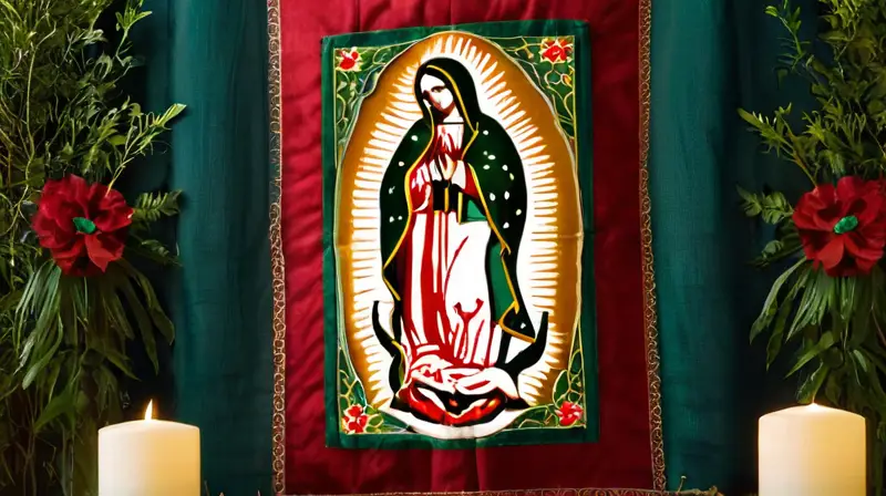 Textiles elegantes y luminosos crean un ambiente reverente