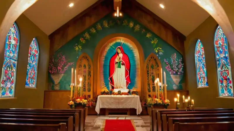 Iglesia iluminada