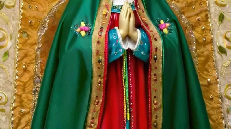 Virgen de Guadalupe, serena y radiante