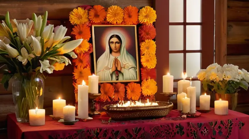 Escena altar vibrante