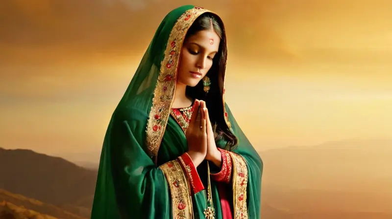 La Virgen de Guadalupe irradia belleza y serenidad