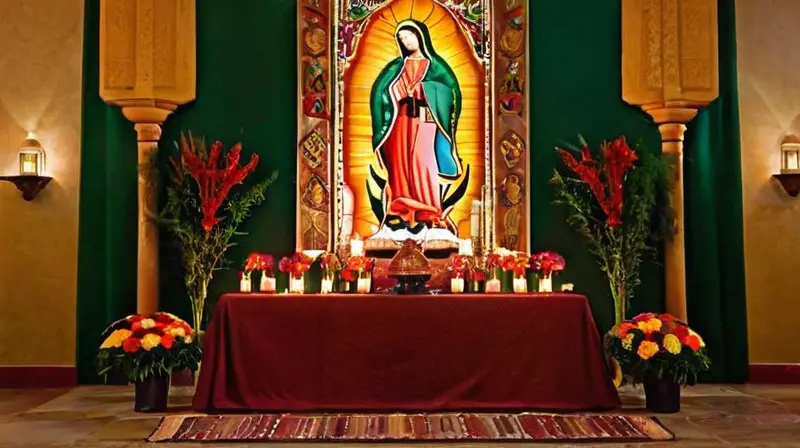 Altar vibrante, devoción y unidad en comunidad