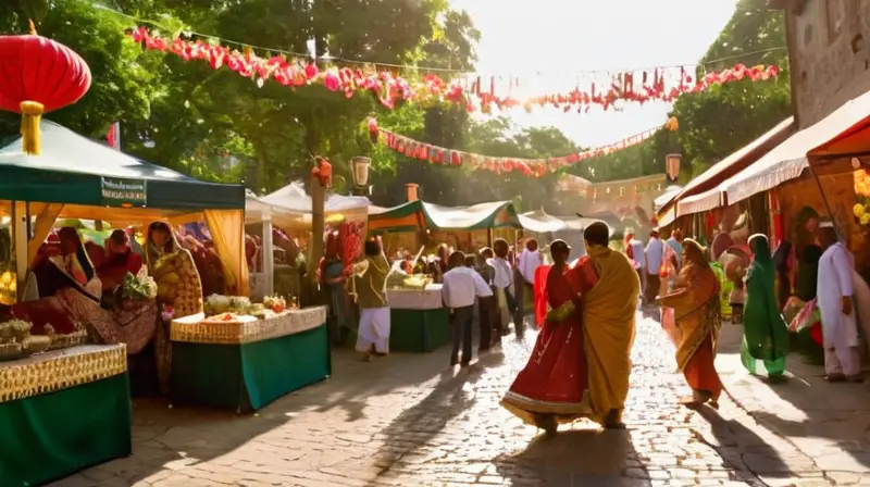 Festival vibrante con alegría y conexión comunitaria