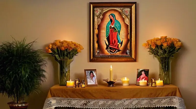 Sala acogedora llena de fe y unidad