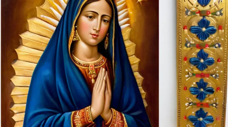 Virgen de Guadalupe: majestuosa y llena de color