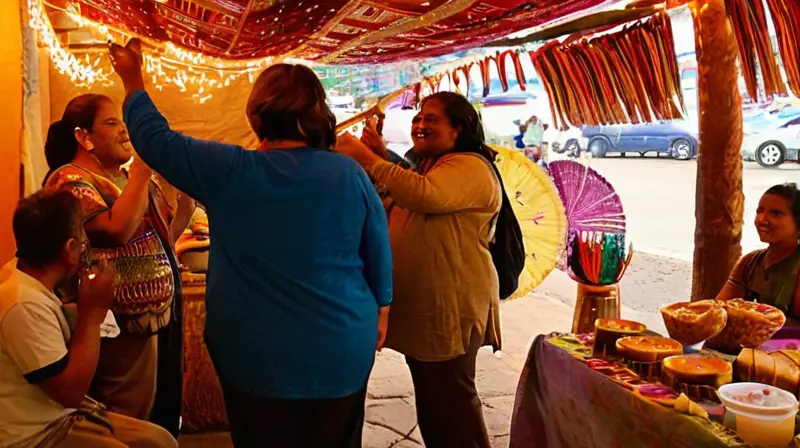 Celebración vibrante llena de colores y tradiciones