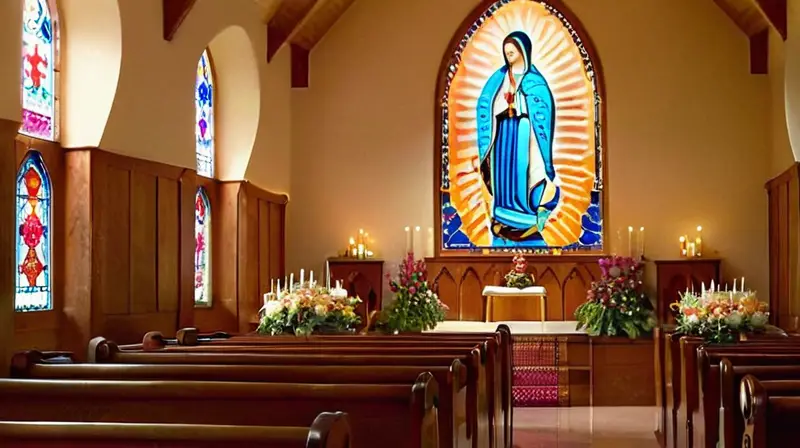 Iglesia serena llena de paz y esperanza